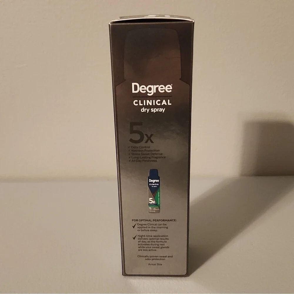 Degree Clinical 96H Dry Spray Antiperspirant Deodorant Intense Fresh 3.8 oz
